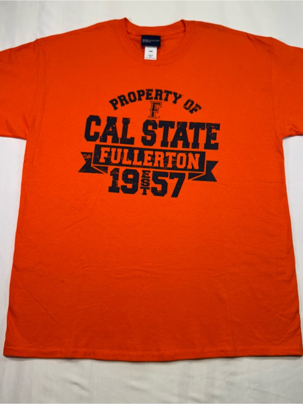 Cal State Fullerton Orange Graphic Tee - Men's Short Sleeve Shirt